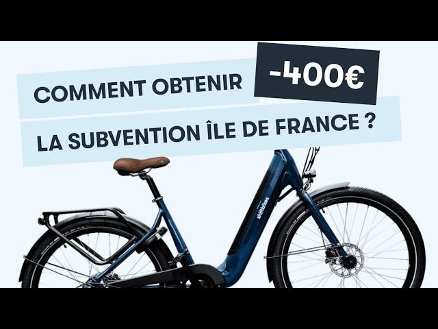 Obtenir l'aide de 400€ à l'achat d'un vélo électrique par Île de France Mobilité