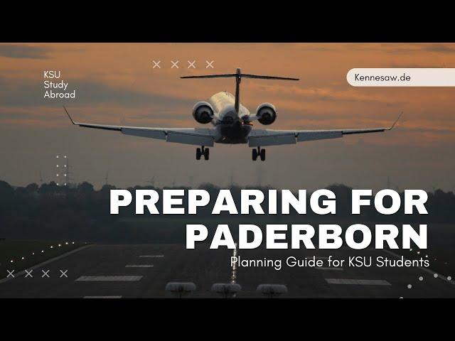 How to Prepare for Uni Paderborn as an American KSU Student