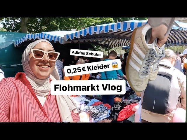 Flohmarkt Vlog | 0,25€ für Fashion  ??? | Adidas Schuhe  | Hijabflowers