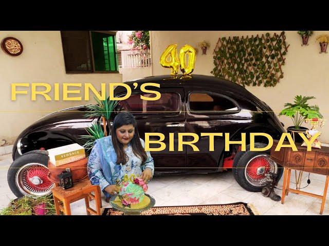 Friend’s Birthday | 40th Birthday Party | White Sauce Pasta Recipe | Shopping