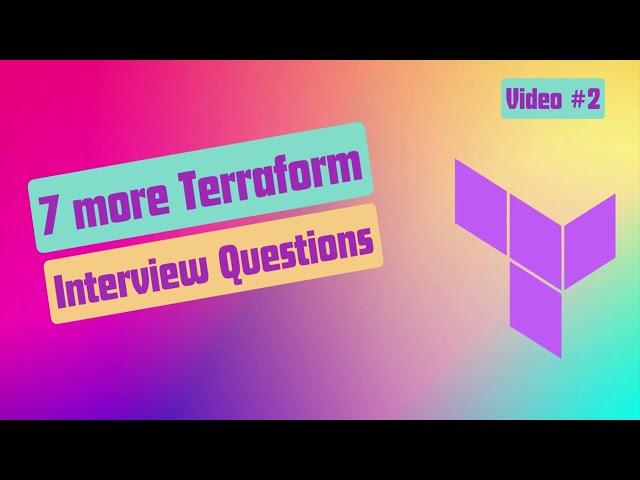 Must know Terraform Interview question for experienced | terraform FAQs | Terraform For Beginners