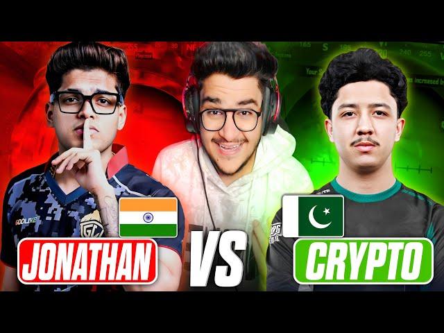 Jonathan Gaming vs Crypto PUBG ?? india VS Pakistan BEST Moments in PUBG Mobile