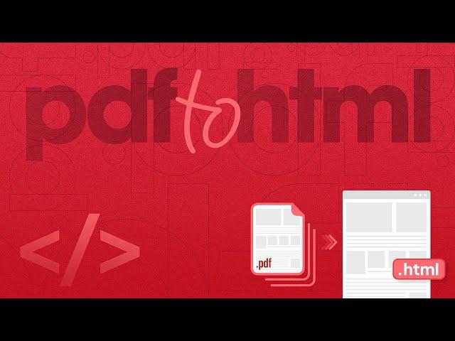 Convert PDF to HTML for Free with PDF Export