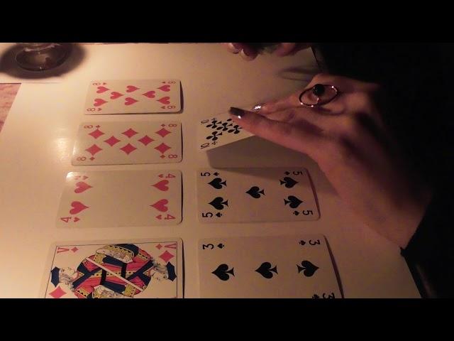 Playing cards - ASMR whisper - (ZOOM mic)