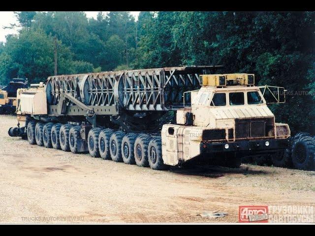 Самые большие грузовики в мире. ТОП 5 самых больших военных тягачей  мира