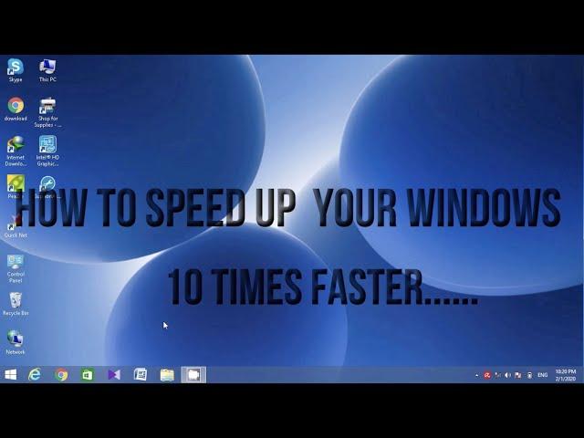 How to improve your windows speed-tested and working!!!