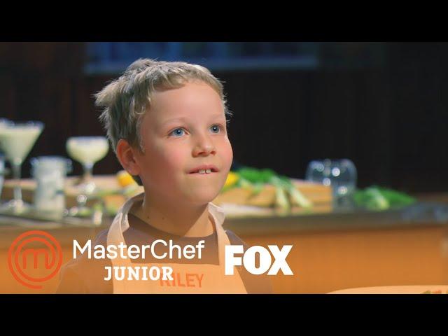 Riley Is The Youngest Competitor | Season 3 Ep. 3 | MASTERCHEF JUNIOR