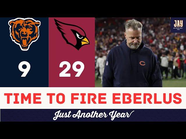 BEARS POSTGAME: Matt Eberflus EMBARRESSED AGAIN In 29-9 Loss To The Arizona Cardinals