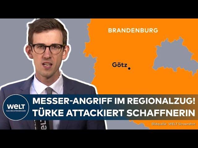 BRANDENBURG: Knife attack on a regional train in Götz! Turk attacks conductor!