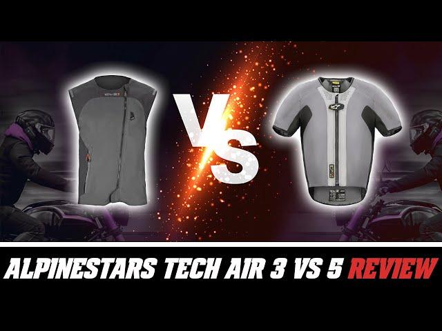 Alpinestars Tech-Air 3 vs Tech-Air 5 Review at SpeedAddicts.com