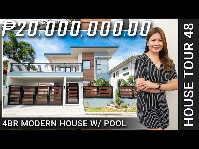 Inside this 4BR Modern house with swimming pool in Angeles City • House Tour 48