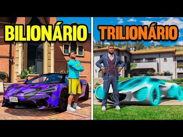 CARRO DE TRILIONÁRIO VS CARRO DE BILIONÁRIO no GTA 5!!!