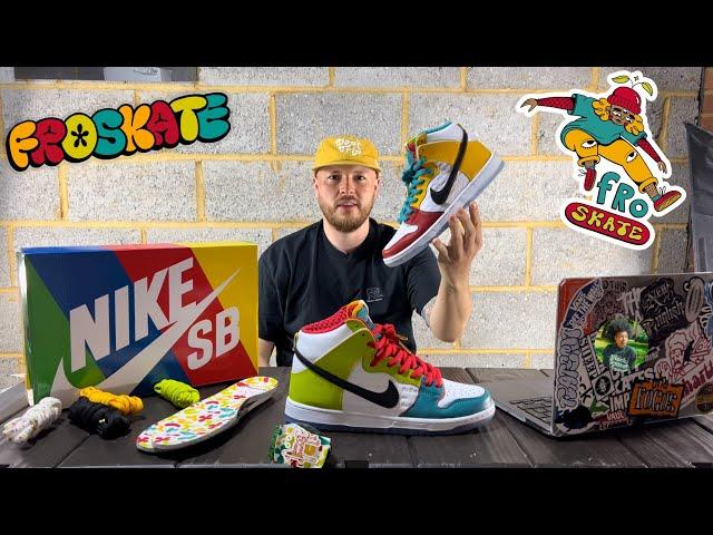 Amazing SB Dunk! Nike SB Dunk high FROSKATE - Thoughts + all the laces! ️