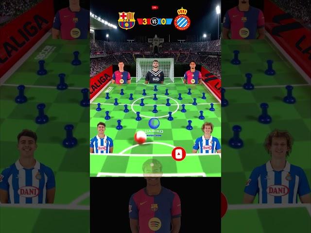 BARCELONA vs ESPANYOL | LA LIGA HIGHLIGHTS | MARBLE FOOTBALL |11/03/24| #espn #asmr