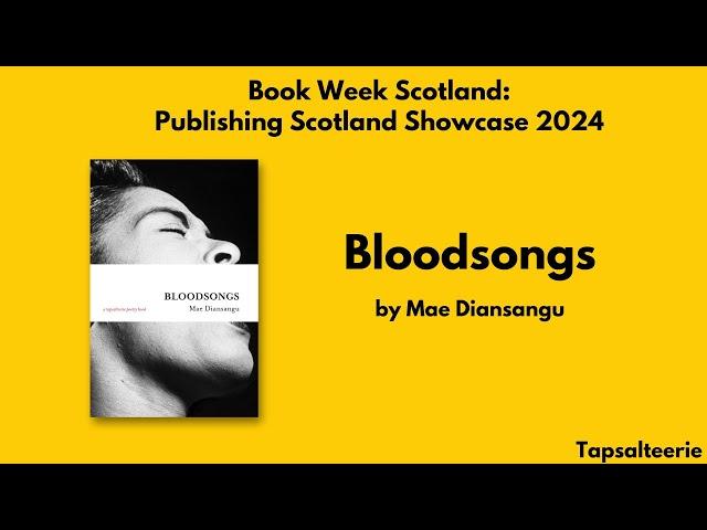 Book Week Scotland Debut Showcase: Mae Diansangu