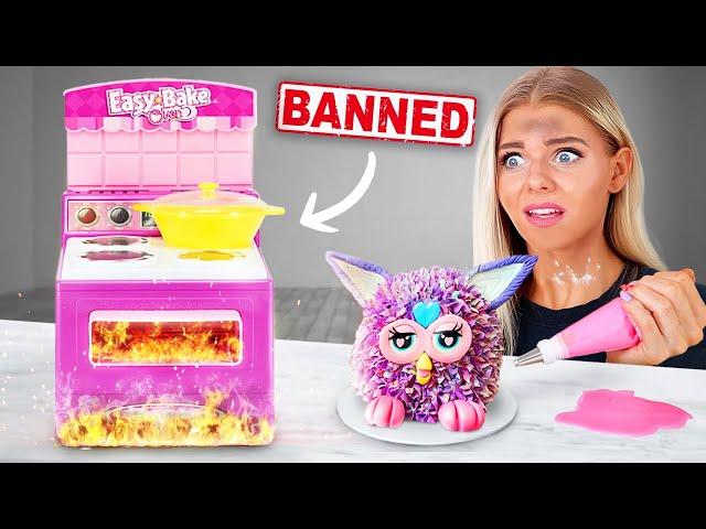 I Made Cakes in the BANNED Easy Bake Oven