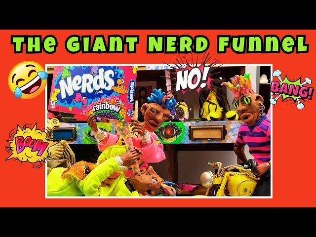 The GIANT NERD FUNNEL!    #stopmotion  #animation #funnyshorts #comedy #nerds