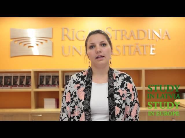 Study in Latvia, Study in Riga Stradins University