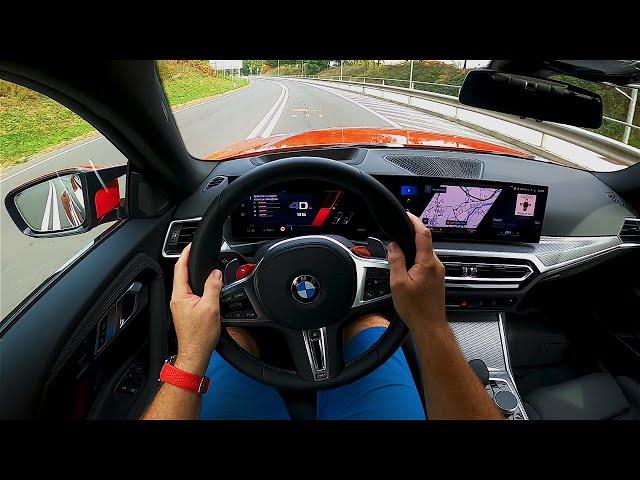 New BMW M2 2024 - POV Test Drive (Binaural audio)