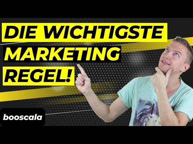 Marketing Tipps für Anfänger: die wichtigste Marketing Regel die Du unbedingt beachten musst!