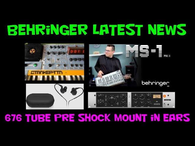 Latest Behringer News 18 March 2025