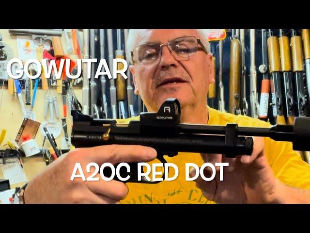 GOWUTAR A20C RMR Mount red dot multiple reticle on my Buck Rail 2240 build