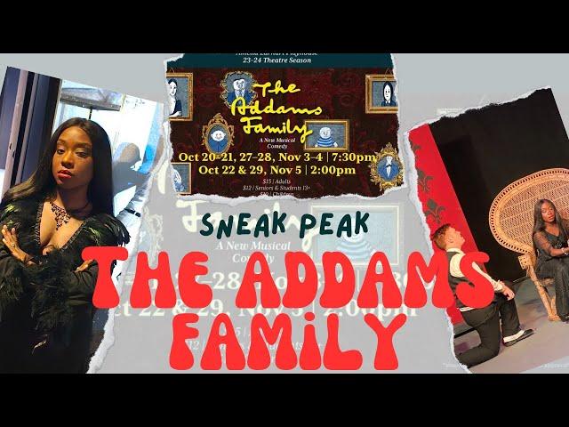 Sneak peak Addams family musical | Live theater in Wiesbaden Germany