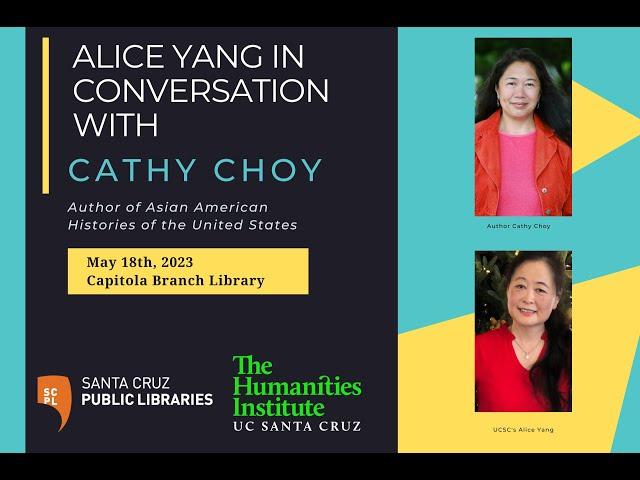 Author Cathy Choy in Conversation with Alice Yang