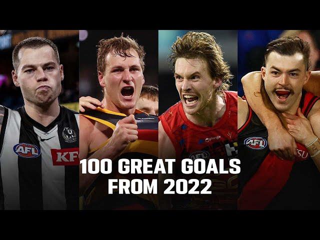 The TOP 100 AFL Goals of 2022