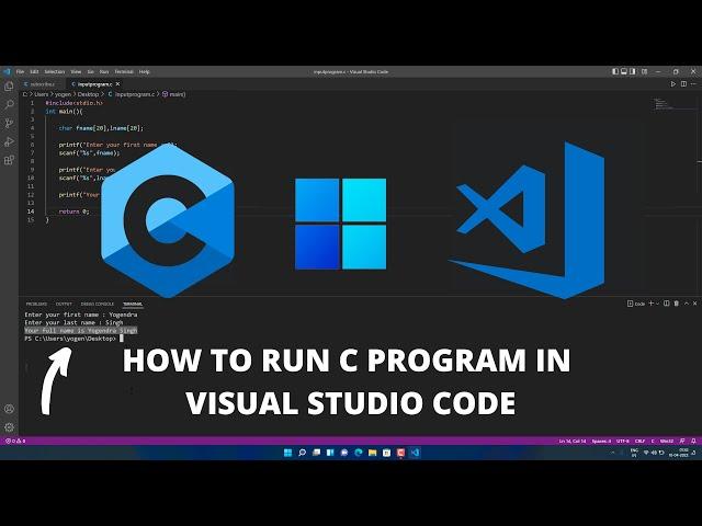 How to Run C in Visual Studio Code on Windows 11 2022 Best Code Editor