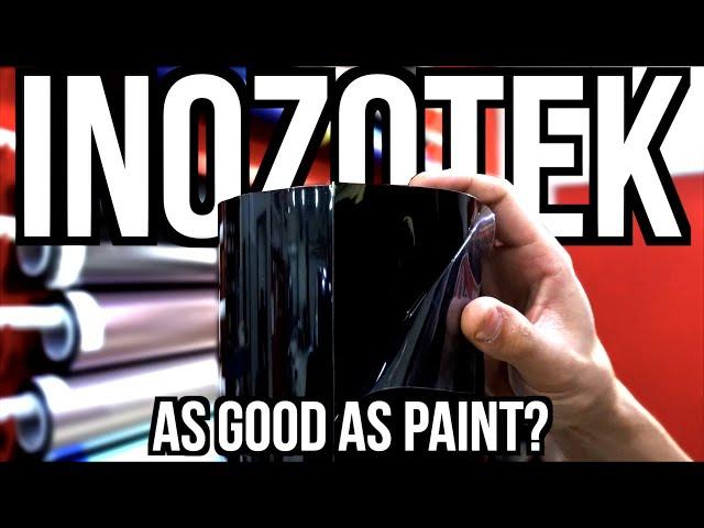 Inozetek Gloss Black Vinyl Wrap Looks like Paint