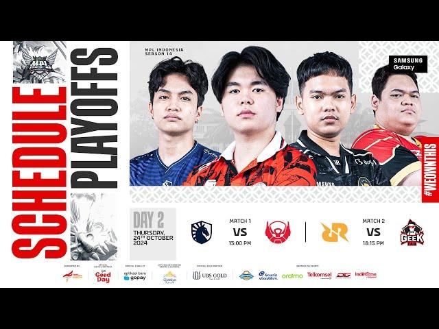  LIVE | MPL ID S14 | Playoffs Day 2 | English