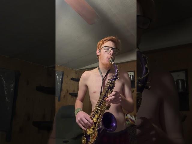 Rudolph the red nose reindeer on alto sax #altosax #music #shorts 5 weeks away