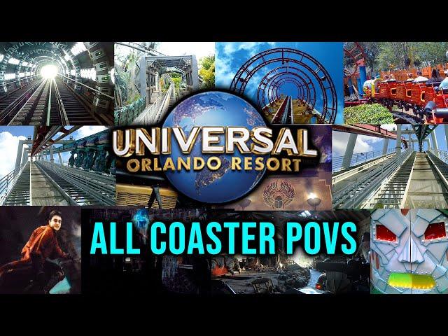 Universal Orlando Resort All Roller Coaster POVs