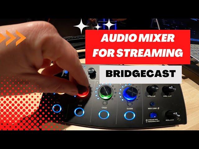 Amazing new audio mixer for streaming - Roland Bridgecast