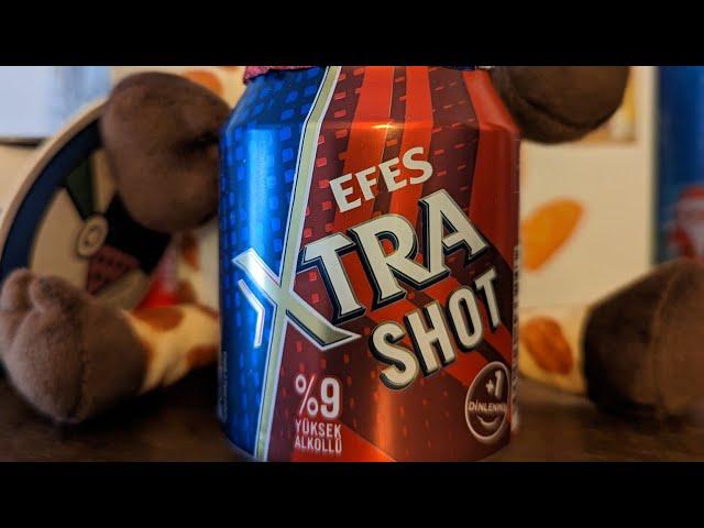 Efes XTRA Shot (can) 9% worst beer in the history of mankind...should be XTRA SHIT!