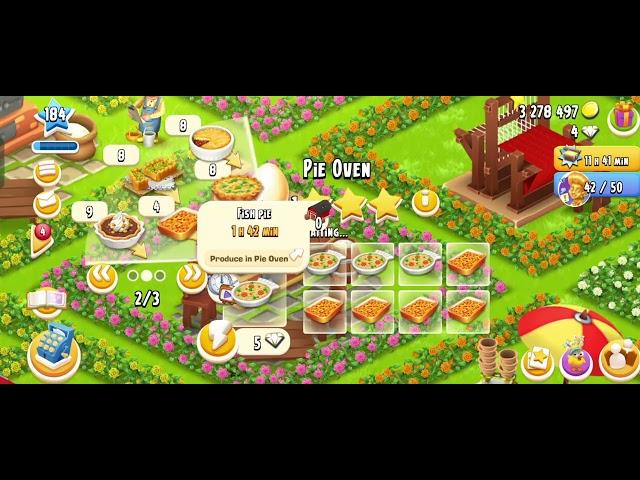 HAY DAY GAMEPLAY LEVEL 184