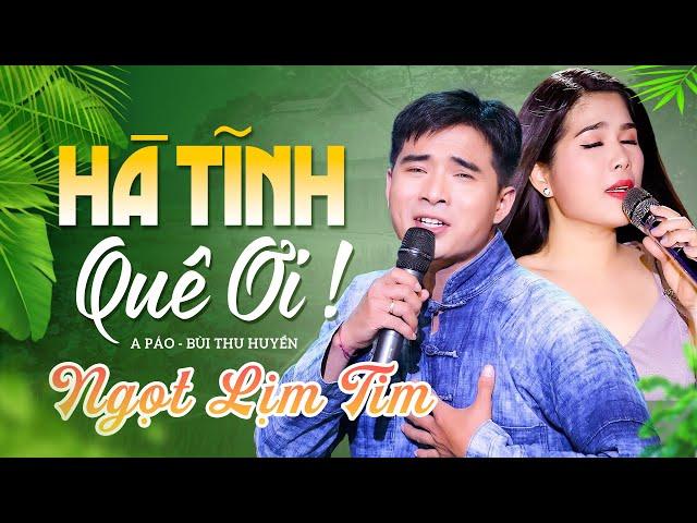 2 Giọng Ca A Páo Bùi Thu Huyền Cùng So Tài Qua Bài "Hà Tĩnh Quê Ơi" - Tìm Em Câu Ví Sông Lam