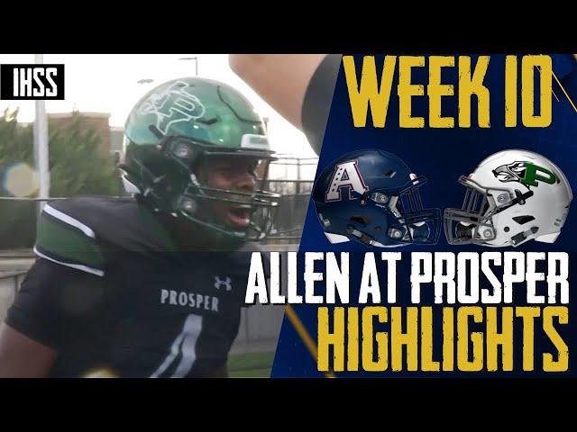 Allen at Prosper - 2023 Week 10 Football Highlights