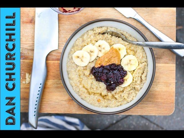 How to make PB & J Oatmeal/Porridge