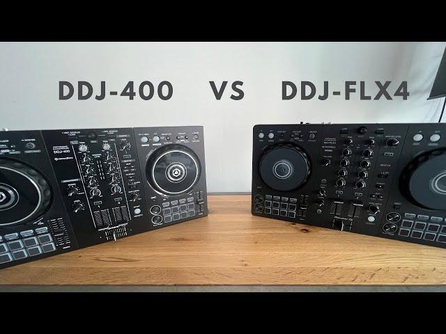 Pioneer DJ DDJ-FLX4 vs DDJ 400