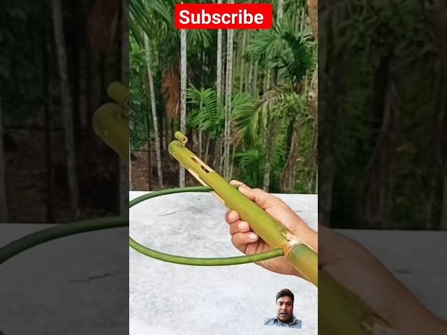 Bamboo Creation With New Slingshot #shorts