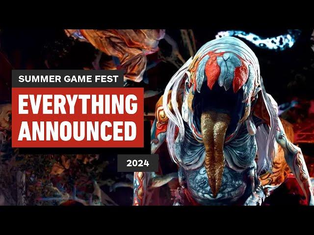 Everything Announced at Summer Game Fest 2024