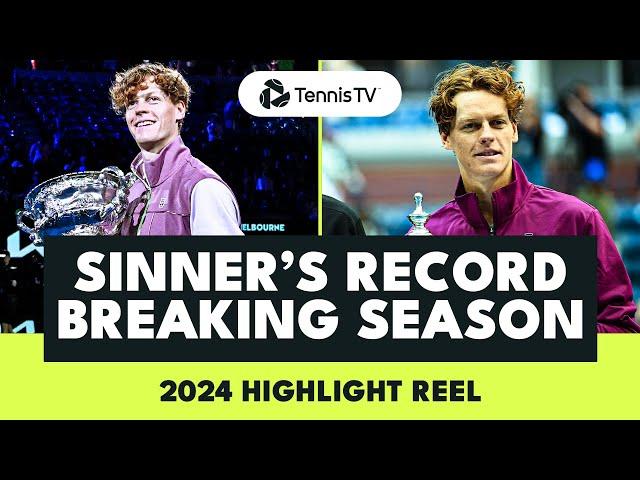 Sinner 2024 Highlight Reel: Jannik's Historic Year 