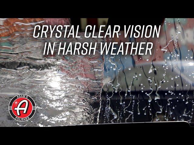 Crystal Clear Vision in Harsh Weather | Adam's Polishes Graphene Glass Coating