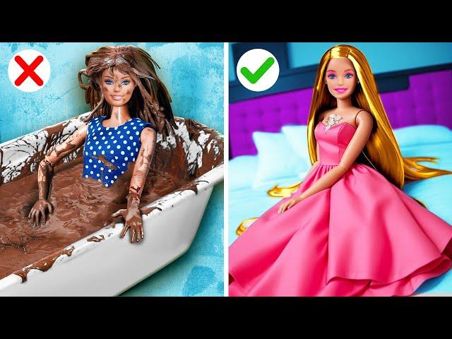 Barbie Total Makeover to Princess! Fantastic Doll’s Gadgets & Crafts by 123 GO!