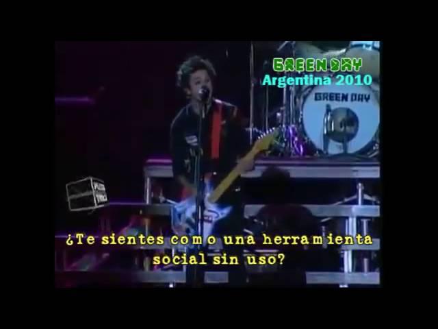 Green Day - She - Live in Argentina 2010- Proshot