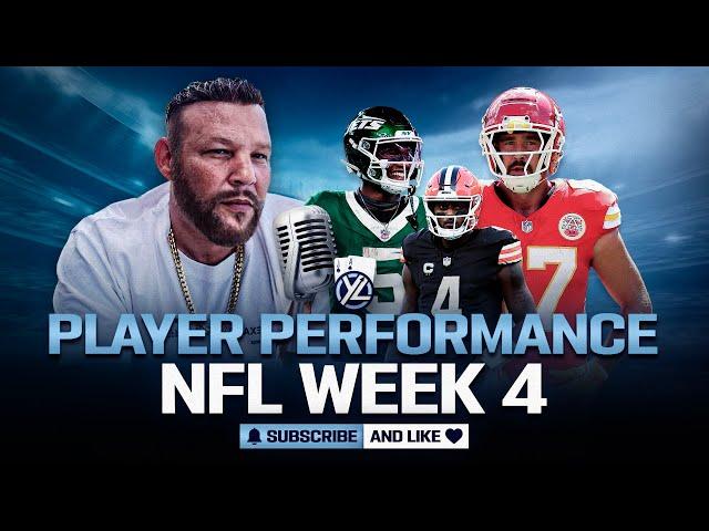 NFL Player Performance Week 4 with J.A. Cavalier