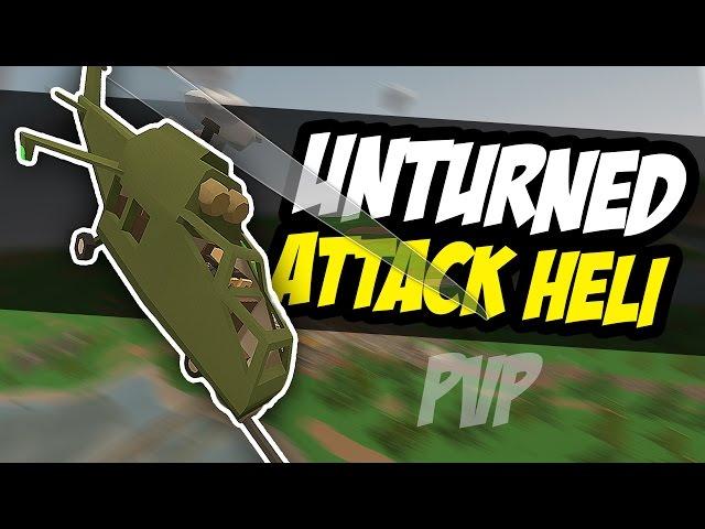ATTACK HELICOPTER - Unturned PVP (Funny Moments)