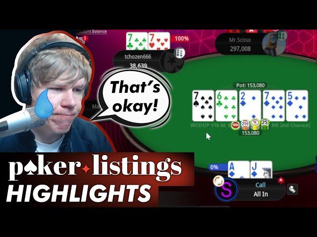 The Best hands of WCOOP 2024 Highlights: Part 5